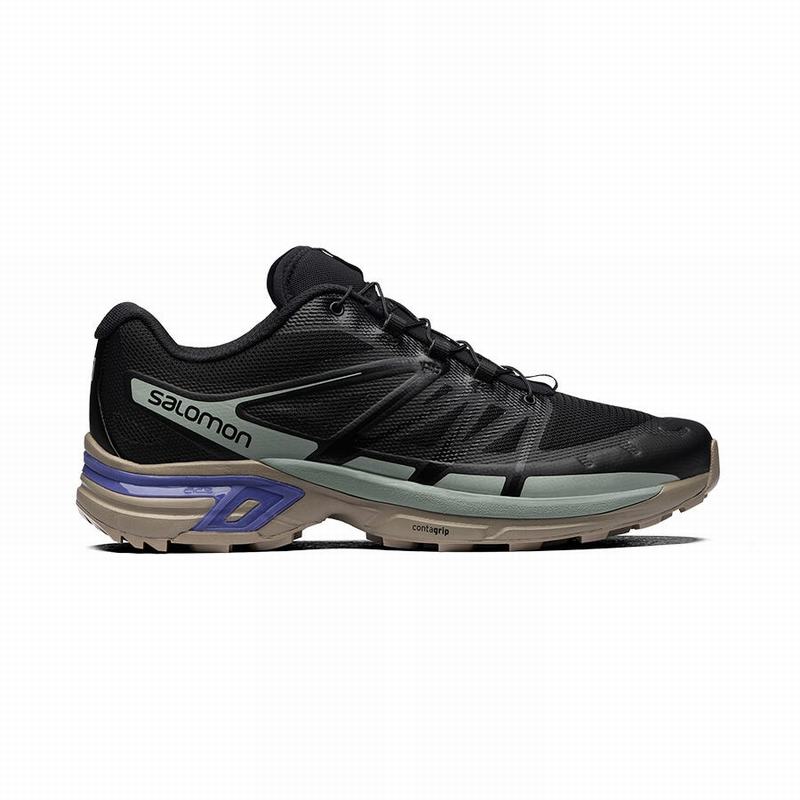 Salomon Trail Løbesko Herre Sort / LyseTurkis - XT-WINGS 2 (YJVAD-2564)